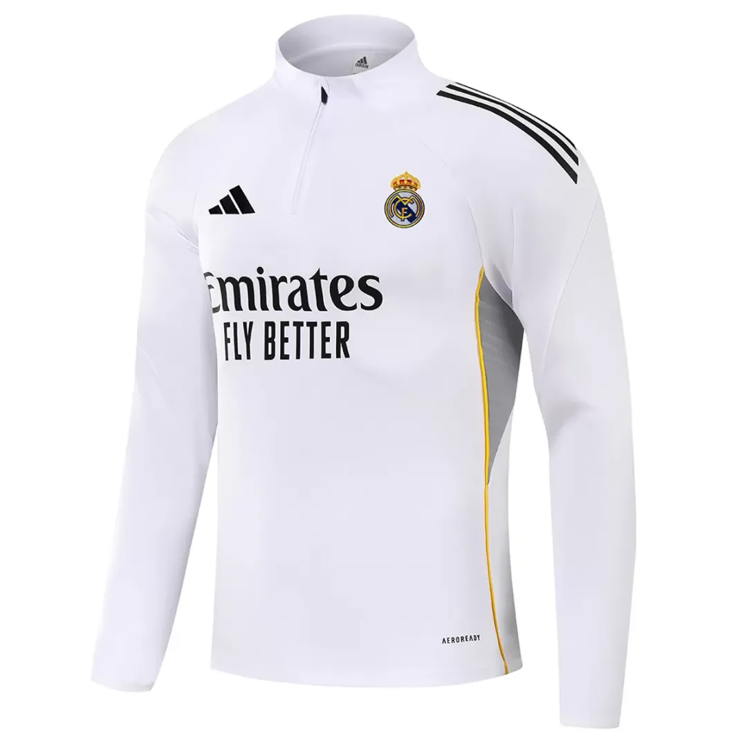 Real Madrid 1/4 Zipper Sweat Kit(Top+Pants) 2025/26 - Image 3