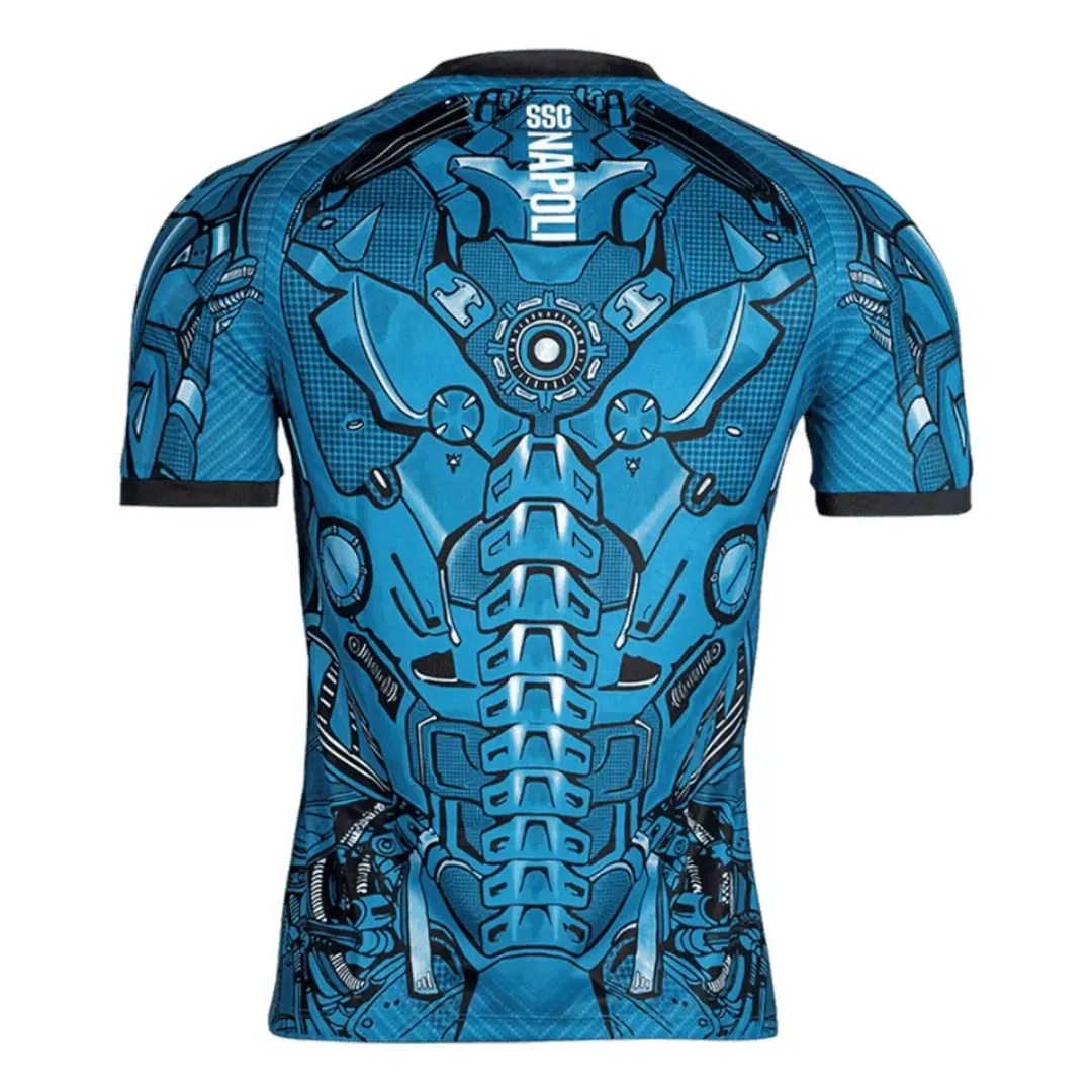 Alternative view of SSC Napoli EA7 Blue Pre-Match Jersey 2025/26