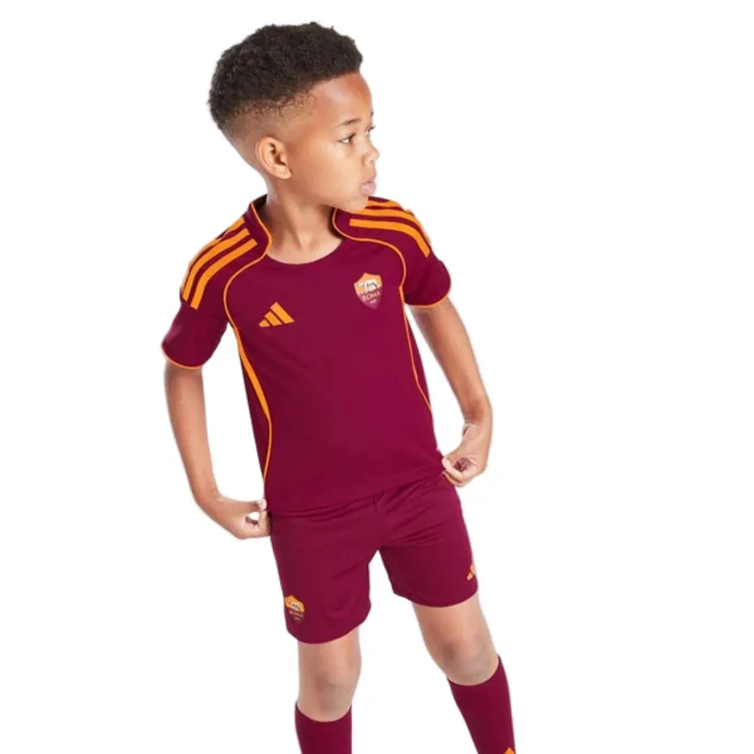 Kid's AS Roma Home Kit 2025/26 - Image 3
