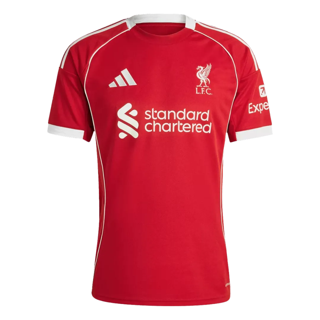 Alternative view of WIRTZ #7 Liverpool Home Jersey 2025/26