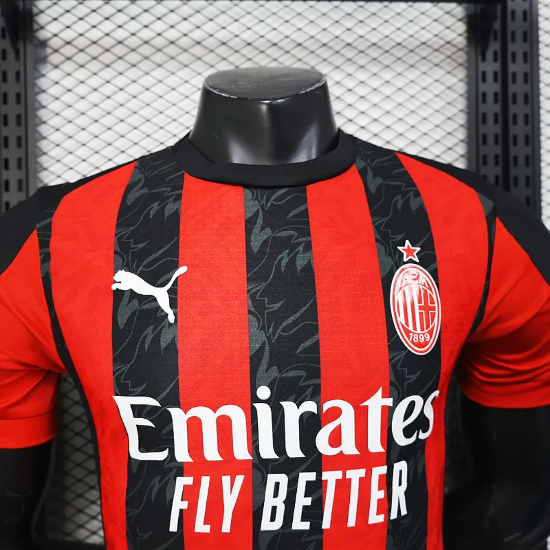Player Version AC Milan Home Match Jersey 2025/26 - Image 5