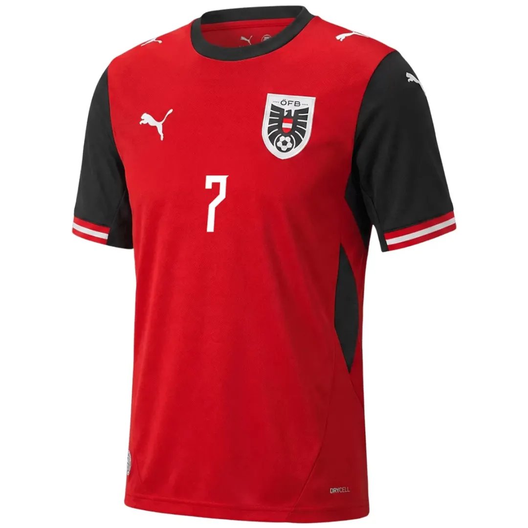 Alternative view of ARNAUTOVIC #7 Austria Home Jersey World Cup 2026