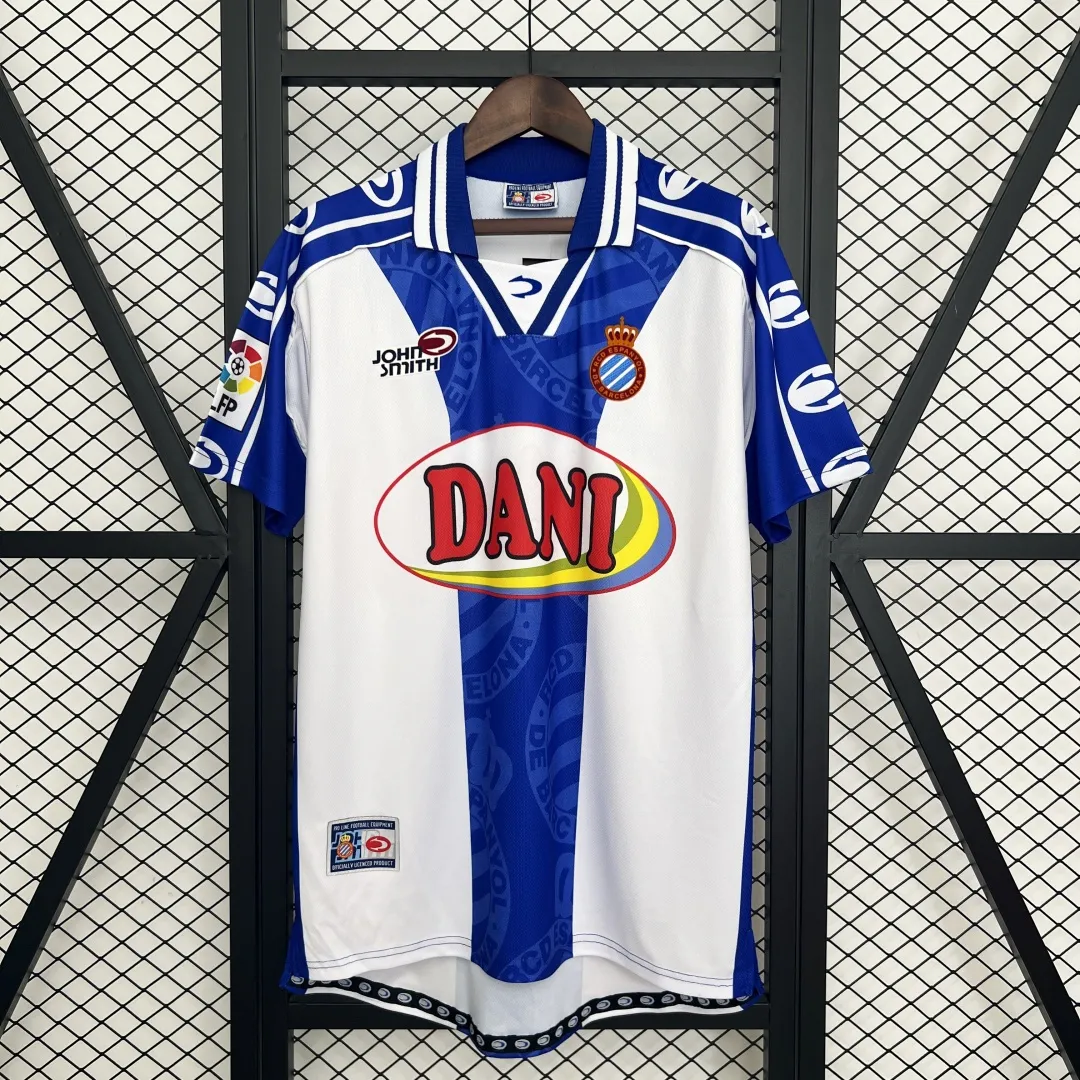 Alternative view of Retro RCD Espanyol Home Jersey 1999/2000
