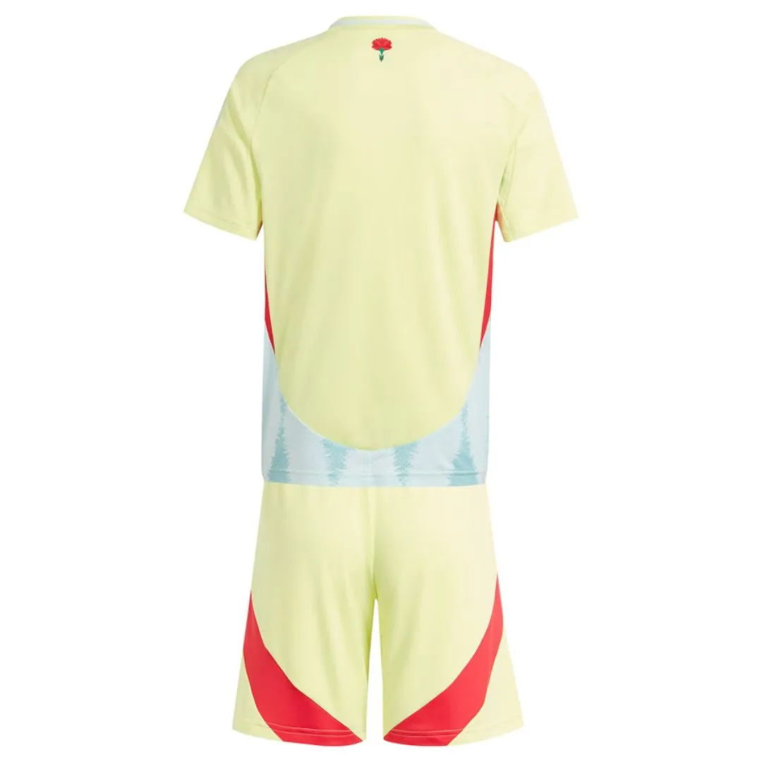 Alternative view of Kid's Spain Away Jersey+Shorts EURO 2024