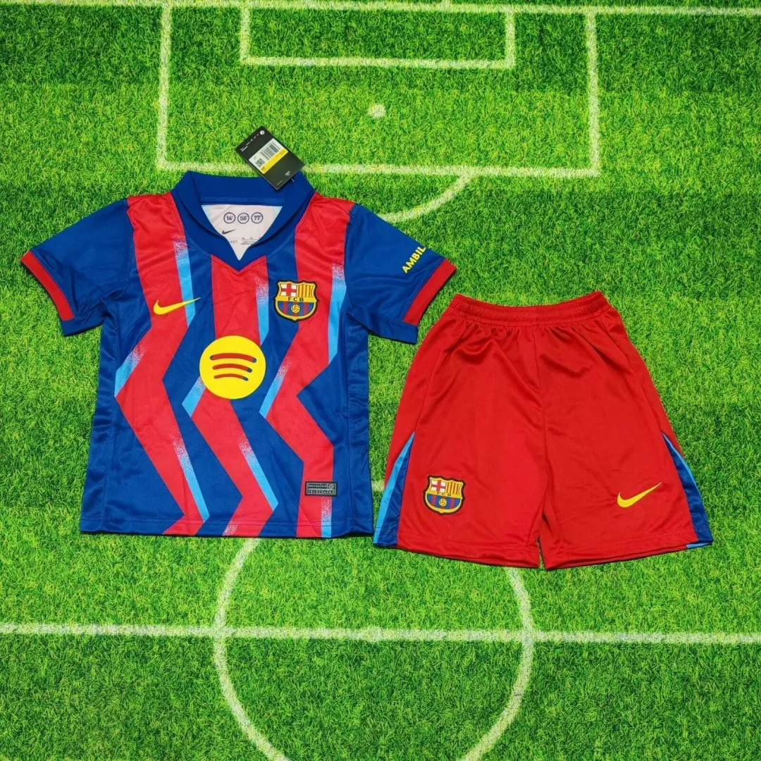 Alternative view of Kid's Barcelona Fourth Kit 2025/26