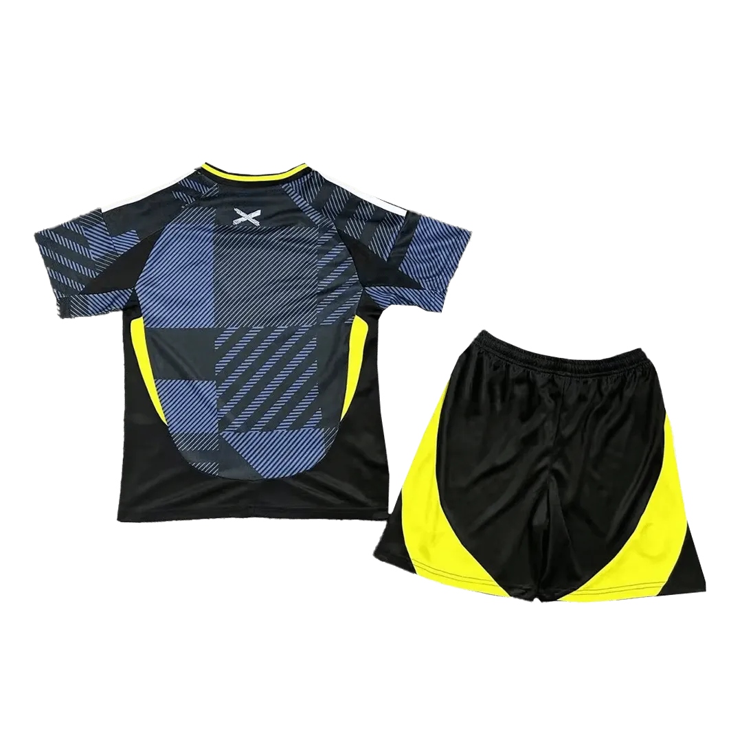 Alternative view of Kid's Scotland Home Jersey+Shorts EURO 2024