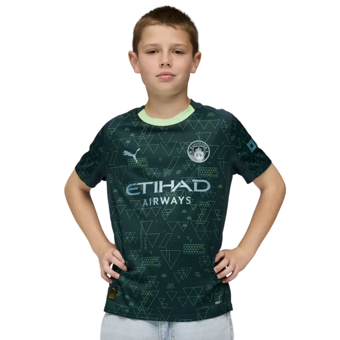 Kid's Manchester City EA Sports Fourth Kit 2025/26 - Image 3