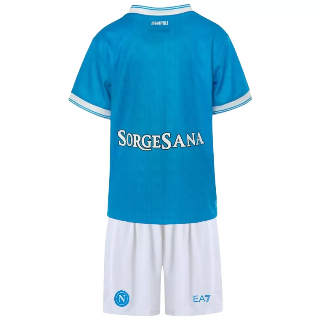 Alternative view of Kid's SSC Napoli Home Kit 2025/26