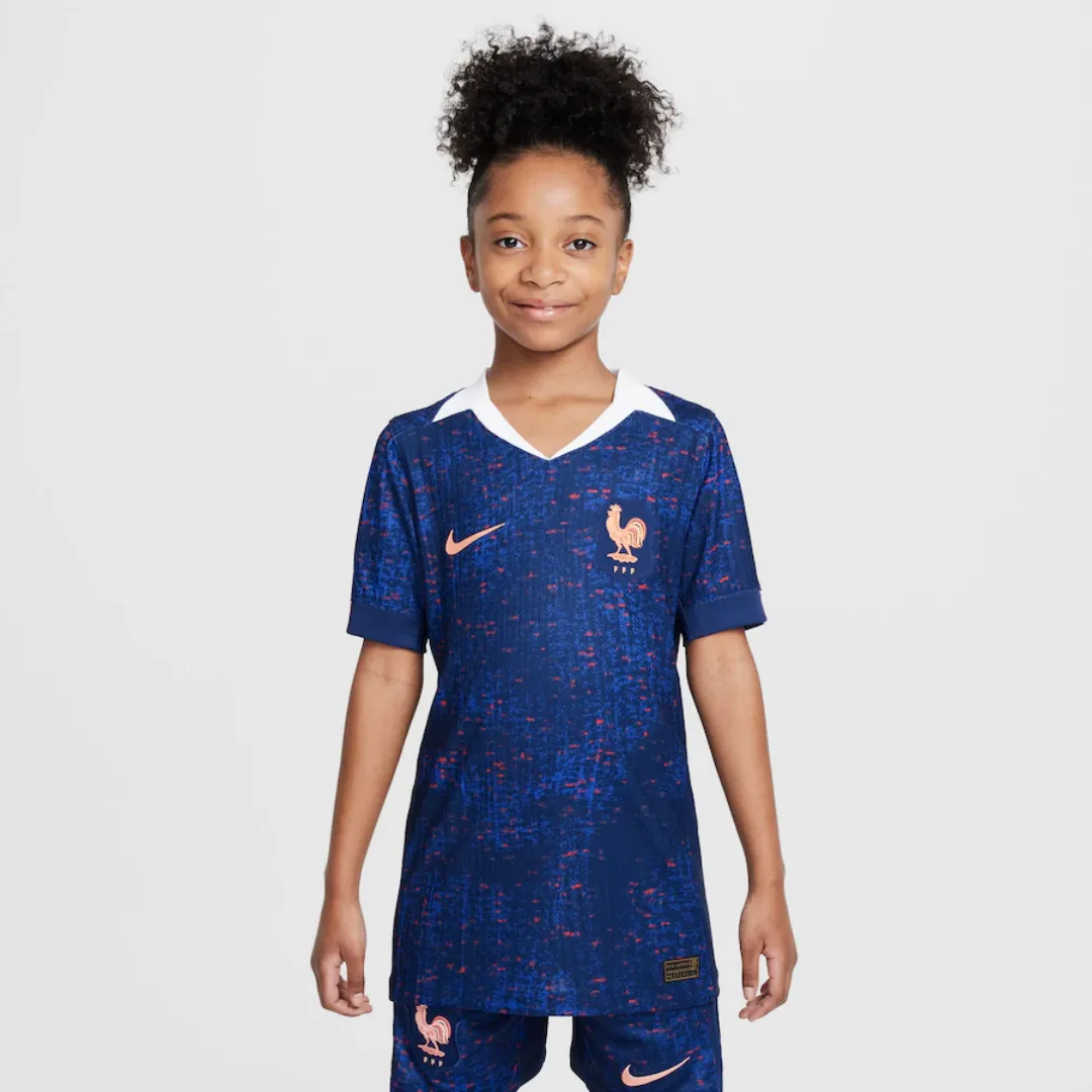 Alternative view of Kid's France Home Jersey For Women's Euro 2025
