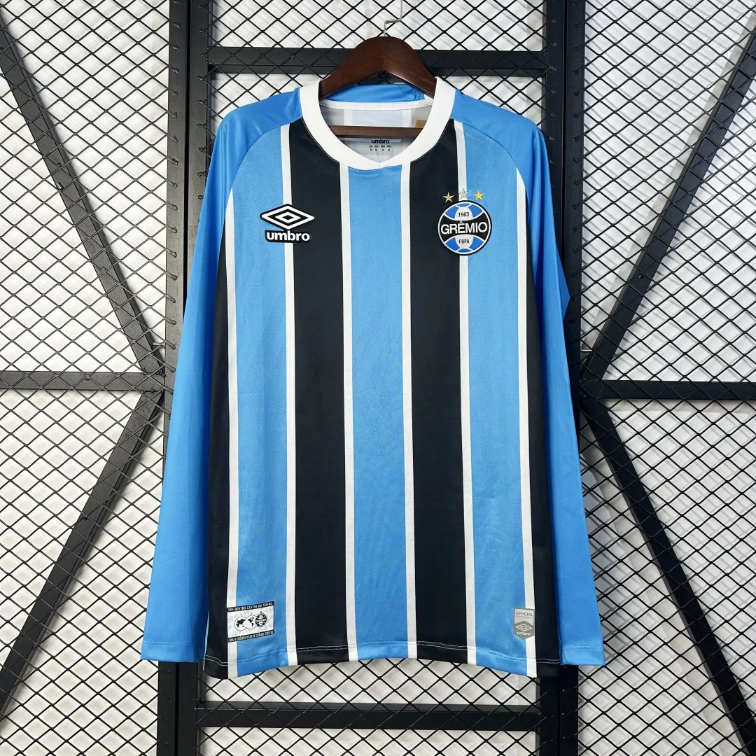 Alternative view of Grêmio FBPA Home Long Sleeve Jersey 2025