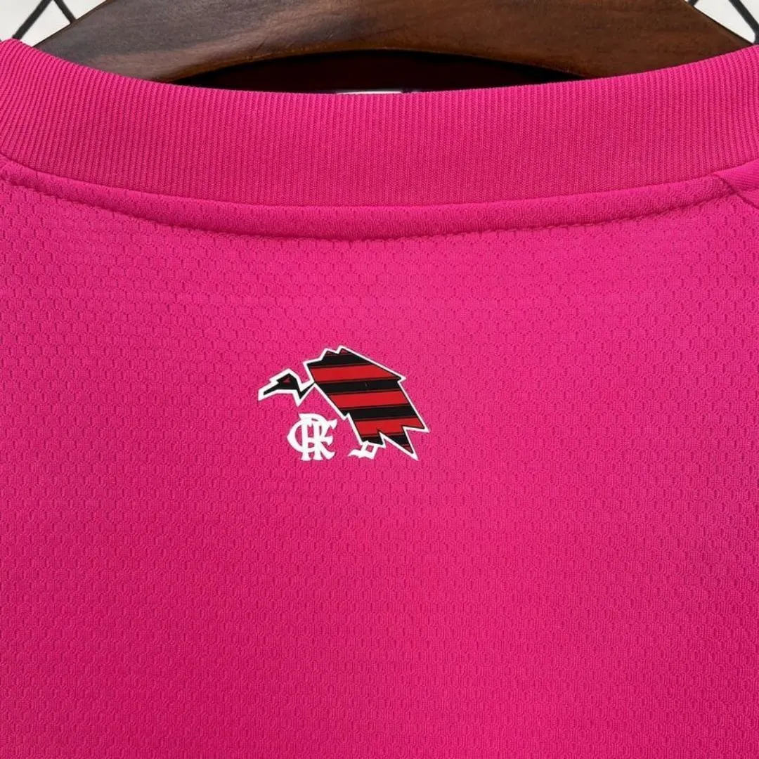 Flamengo Pink Goalkeeper Jersey 2025 - Image 7
