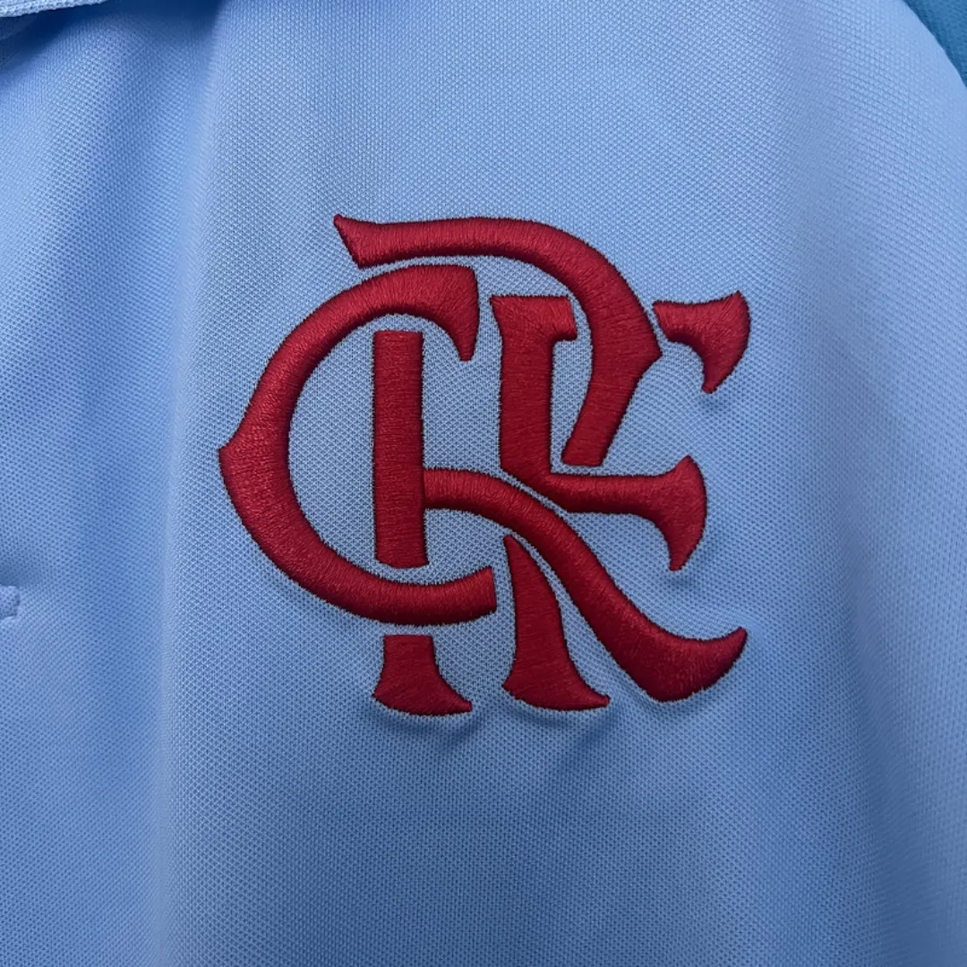 Flamengo Blue Polo Jersey 2025 - Image 5