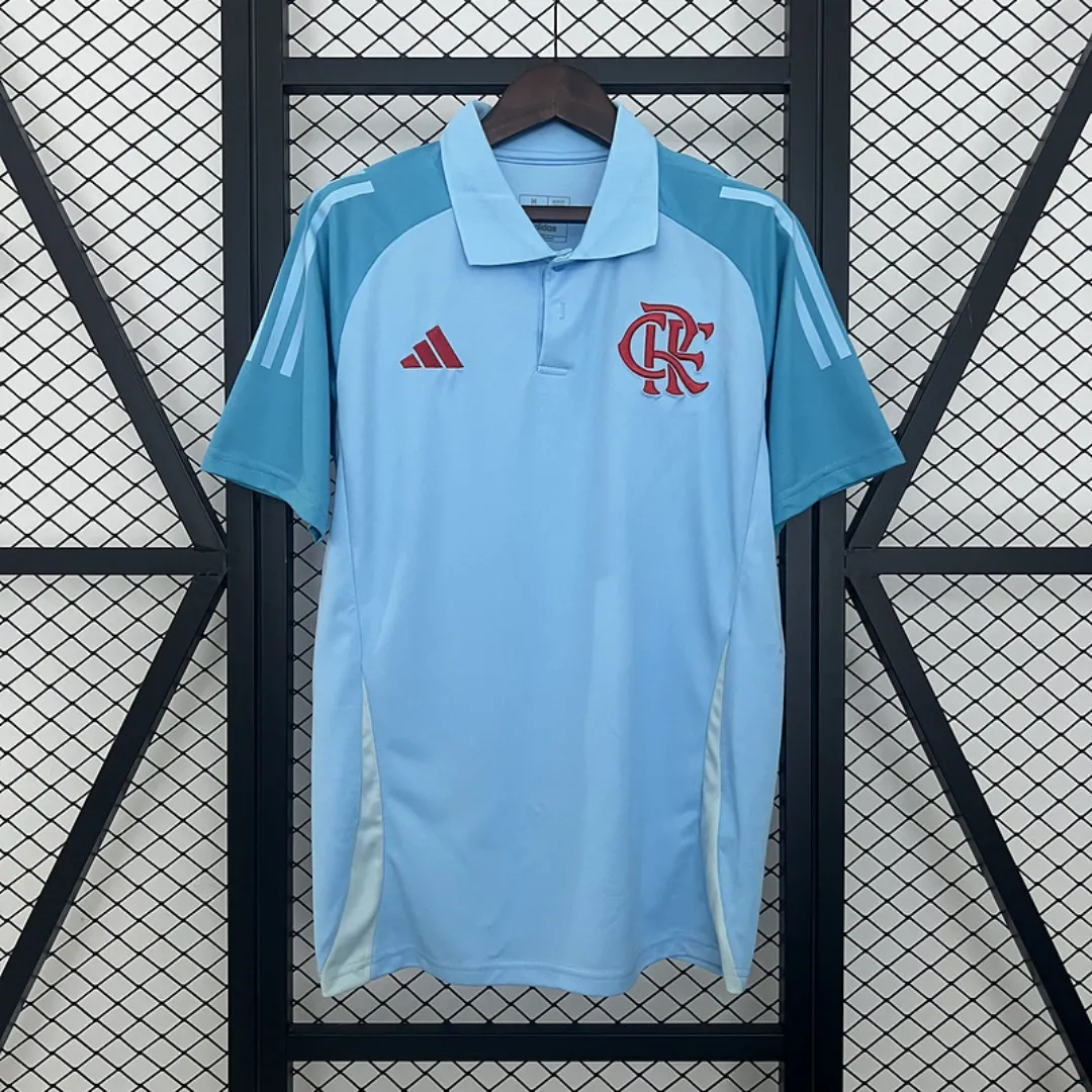 Flamengo Blue Polo Jersey 2025 - Image 3