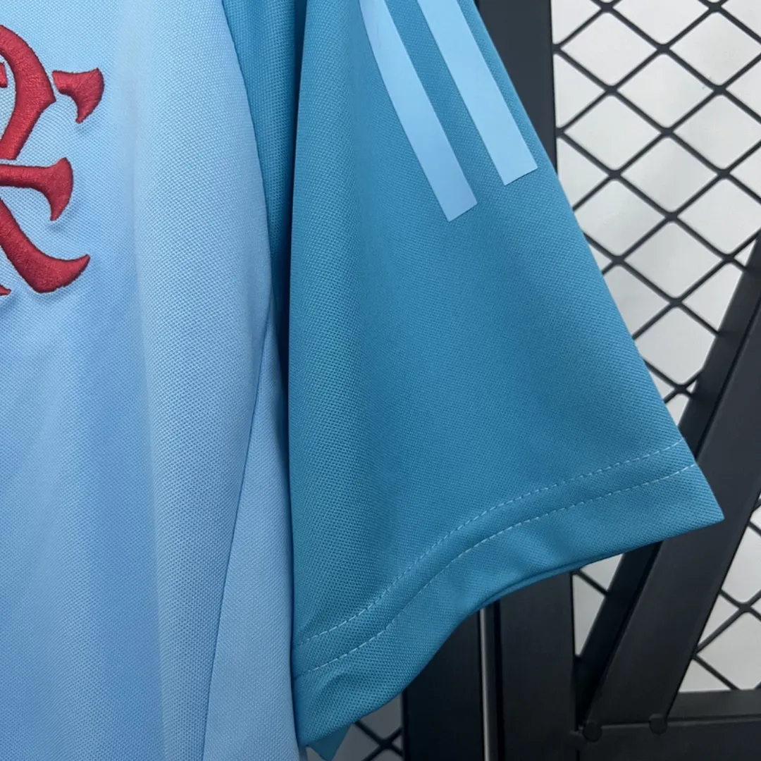 Flamengo Blue Polo Jersey 2025 - Image 7