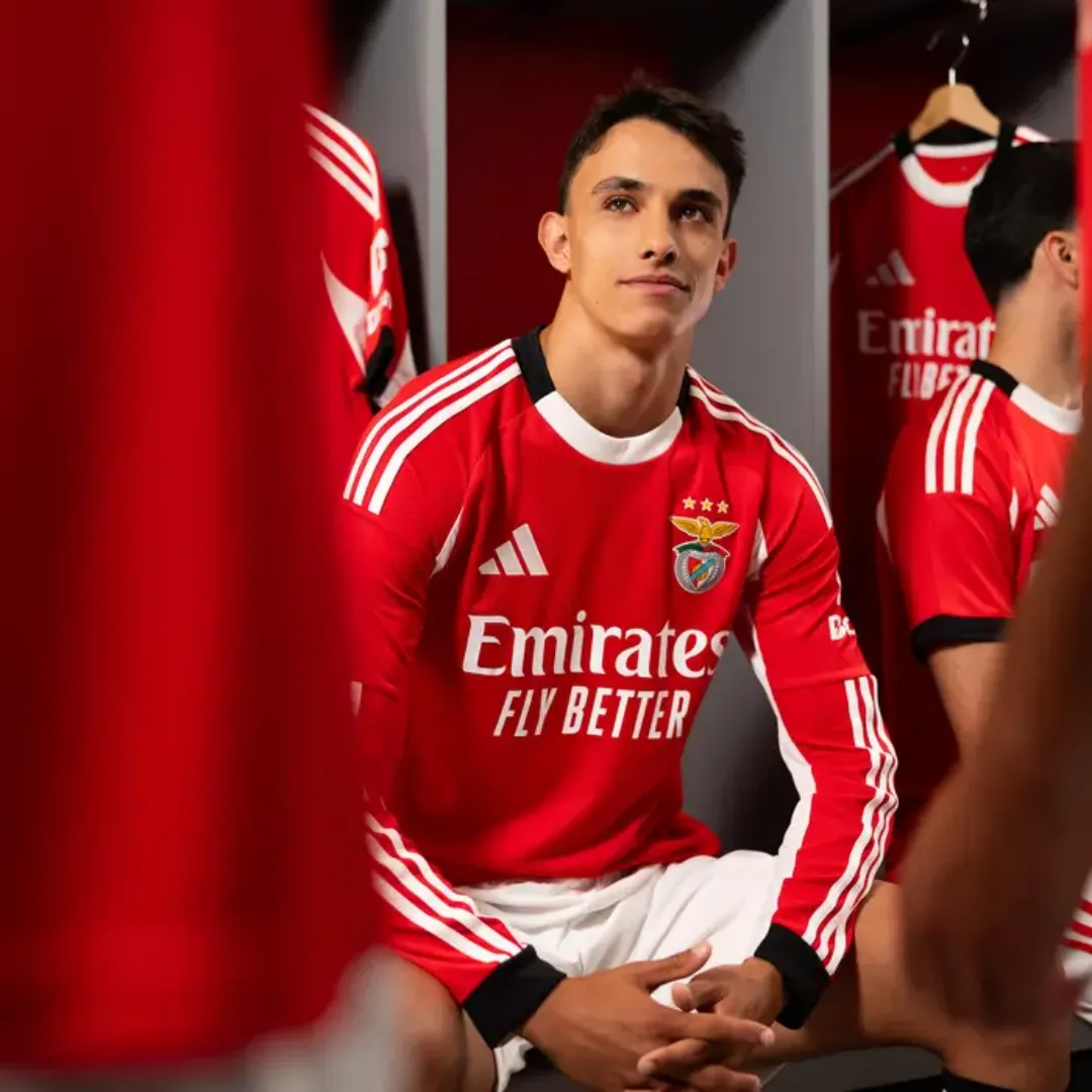 Benfica Home Long Sleeve Jersey 2025/26 - Image 3