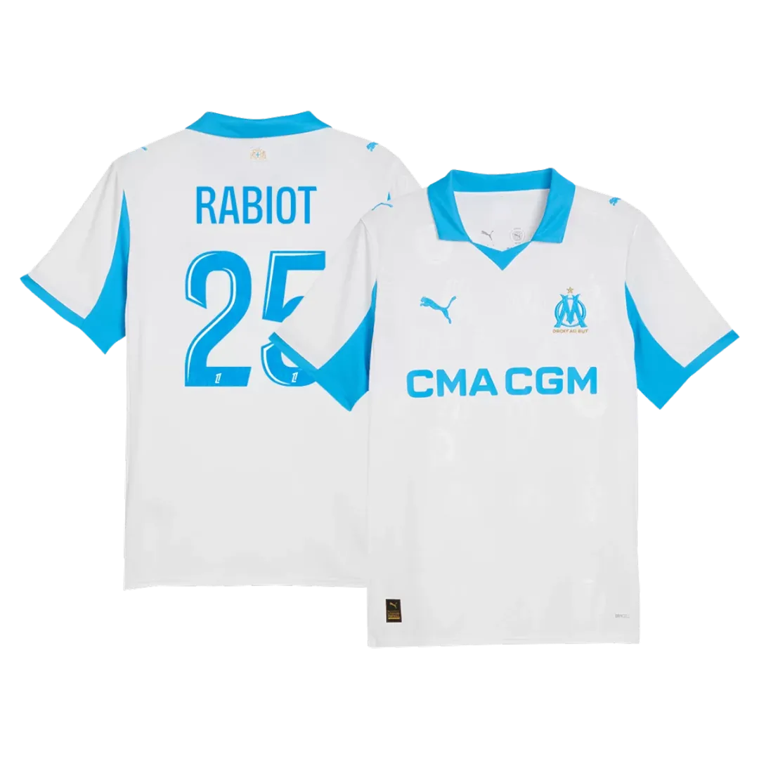 RABIOT #25 Olympique Marseille Home Jersey 2025/26 - Image 3
