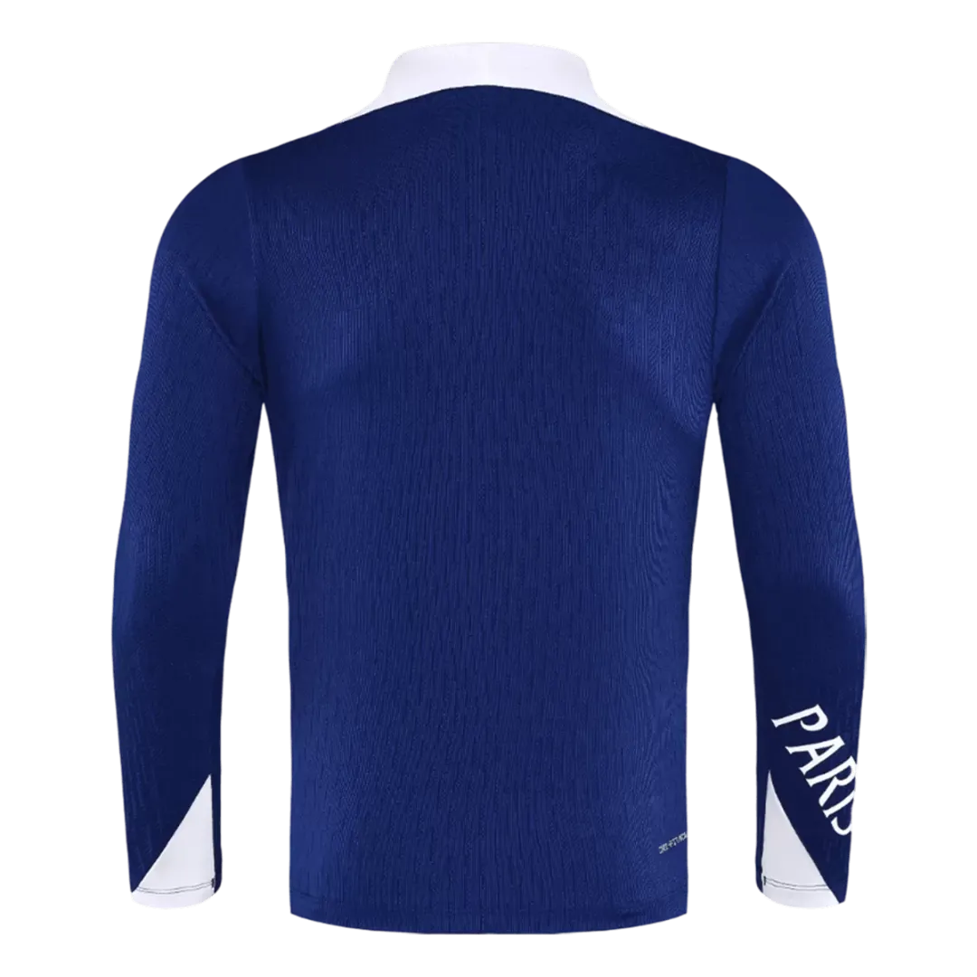 Kid's PSG Paris Saint-Germain Zipper Sweatshirt Kit(Top+Pants) Navy 2025/26 - Image 4