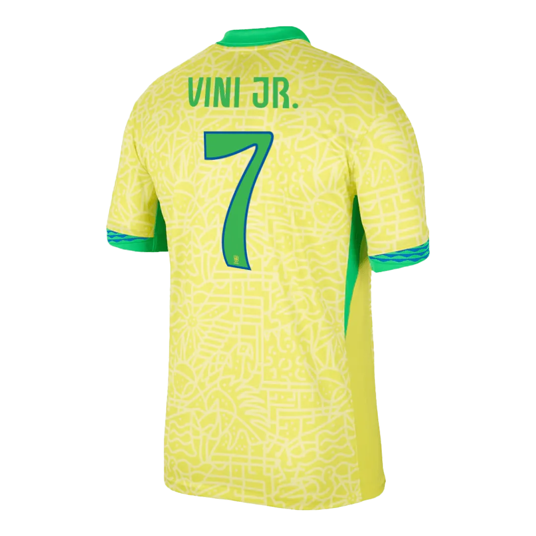 VINI JR. #7 Brazil Home Jersey Copa America 2024