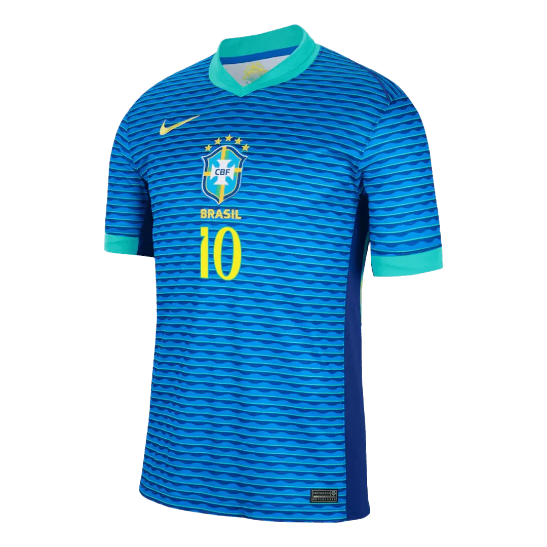 Alternative view of RODRYGO #10 Brazil Away Jersey Copa America 2024