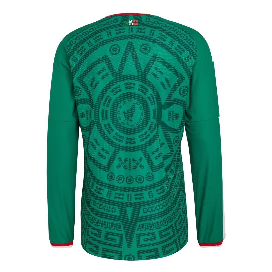 Alternative view of Player Version Mexico Home Long Sleeve Authentic Jersey World Cup 2026
