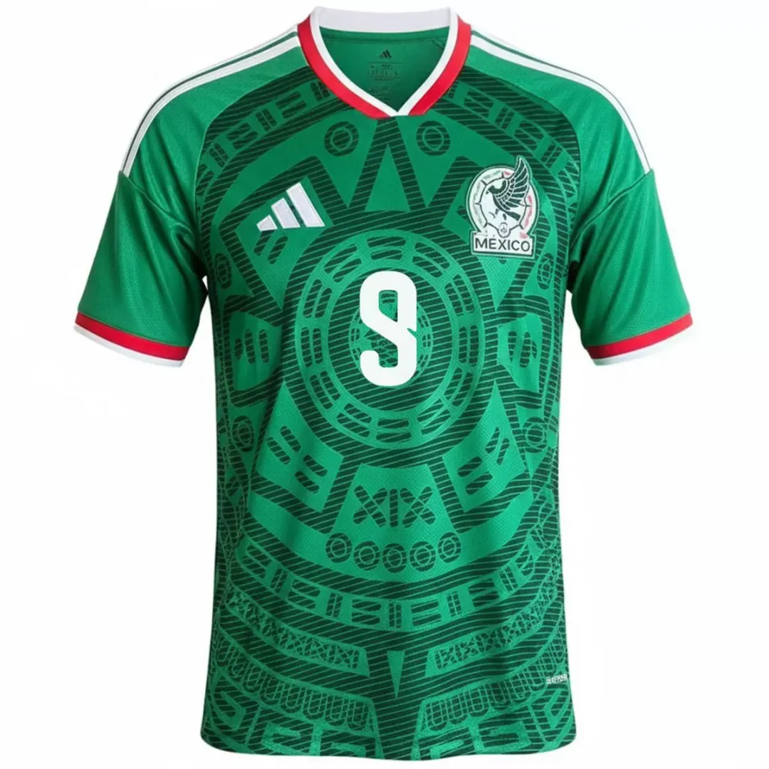 Alternative view of RAÚL #9 Mexico Home Jersey World Cup 2026