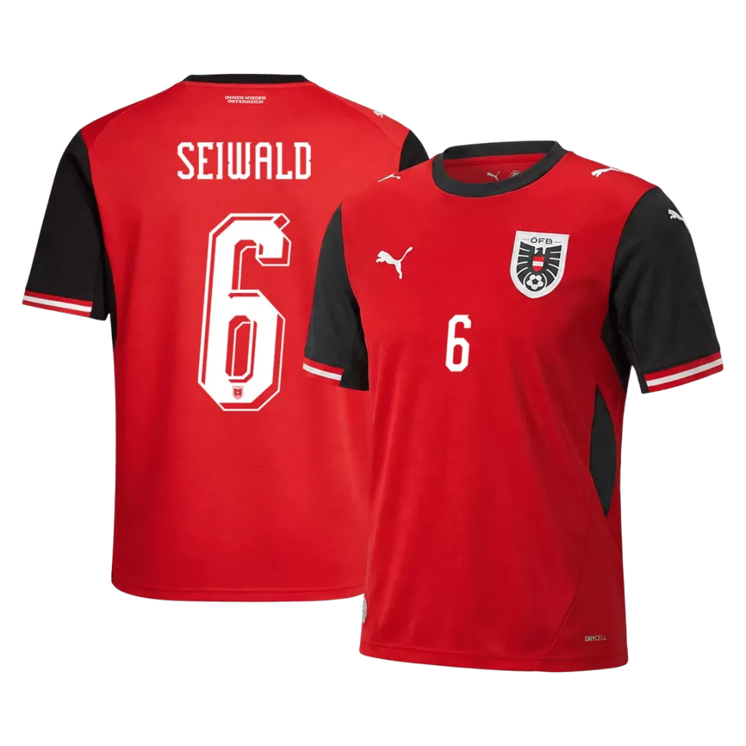 SEIWALD #6 Austria Home Jersey World Cup 2026 - Image 3