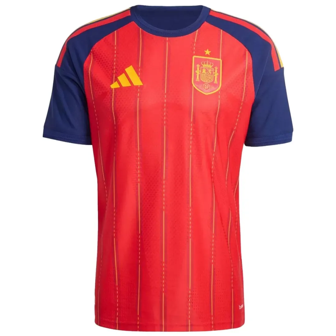 Player Version Spain Home Authentic Jersey World Cup 2026