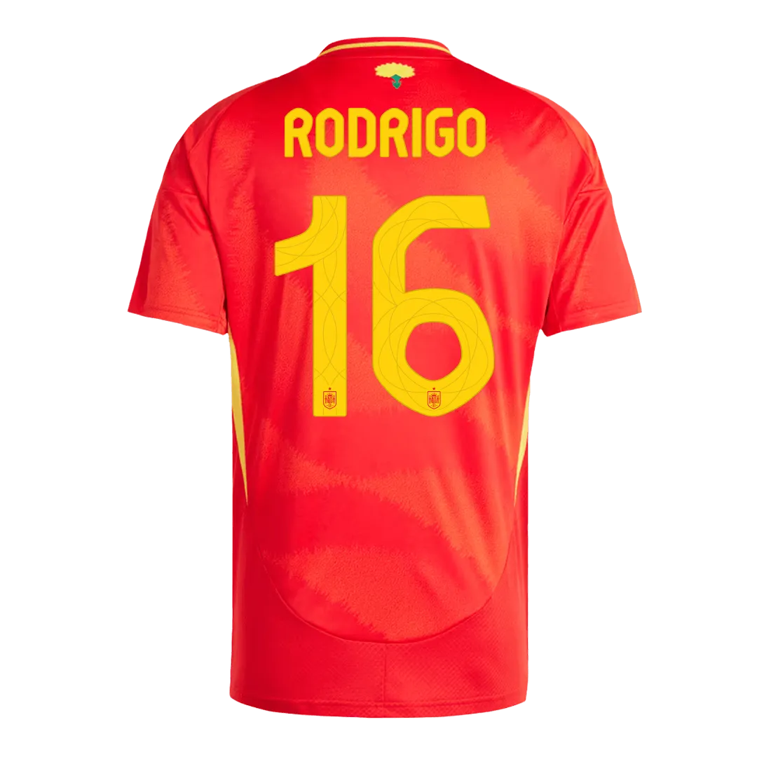 Rodrigo #16 Spain Home Jersey EURO 2024