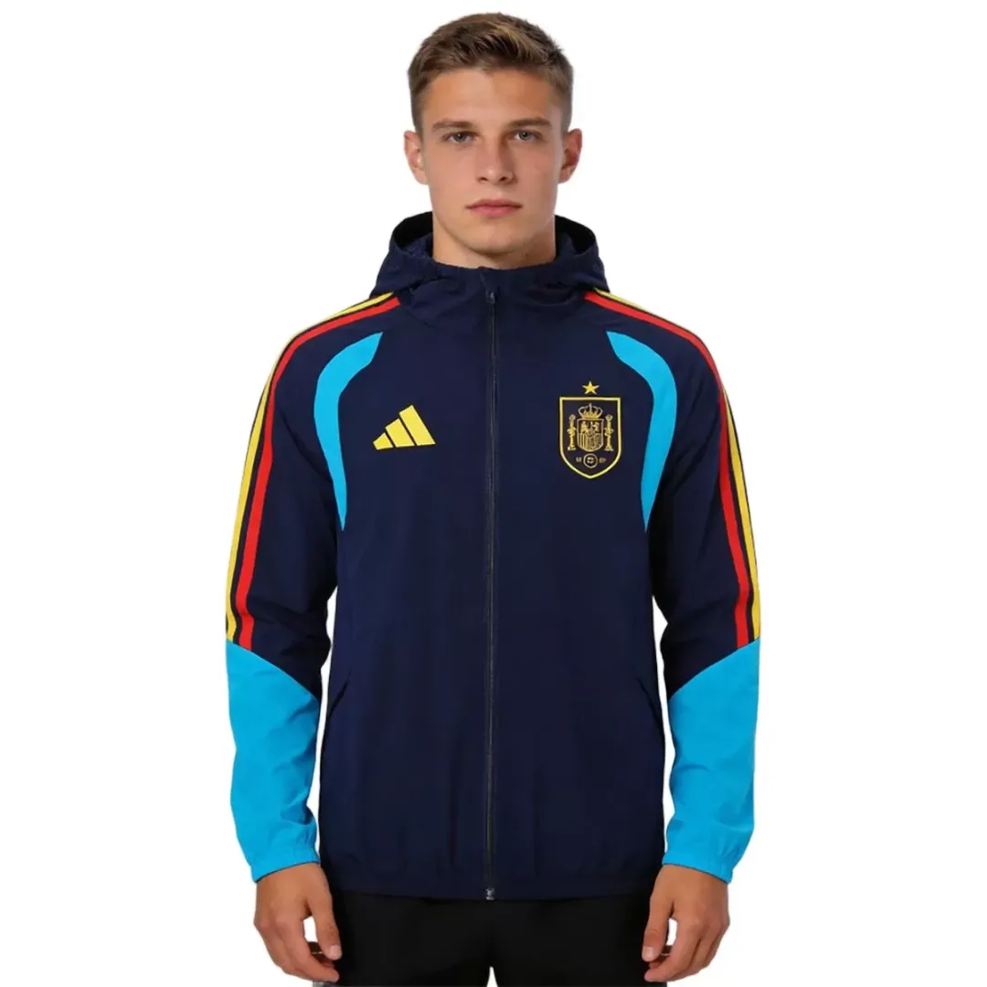 Alternative view of Spain Windbreaker Hoodie Jacket Navy 2026