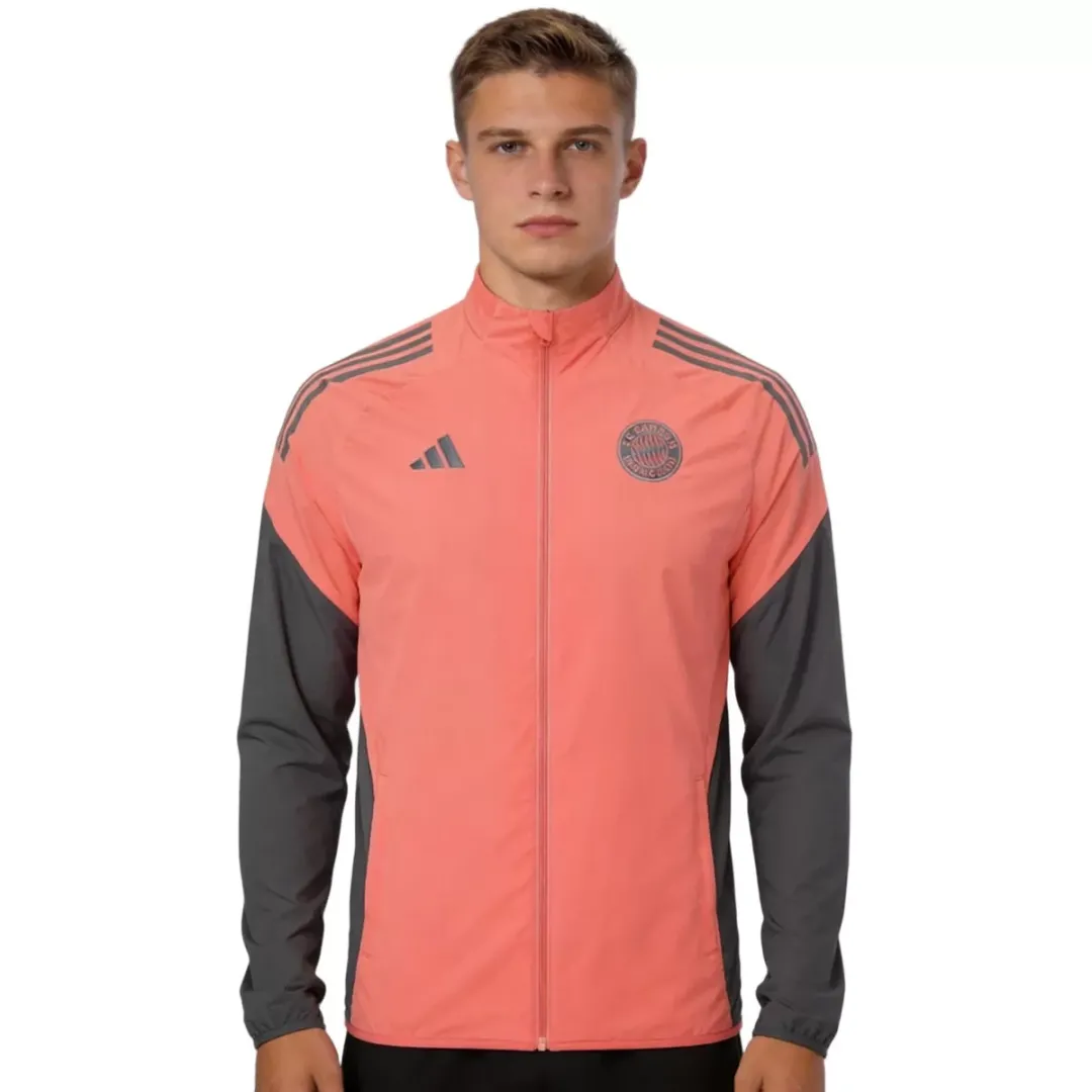Alternative view of Bayern Munich Windbreaker Jacket Red 2025/26