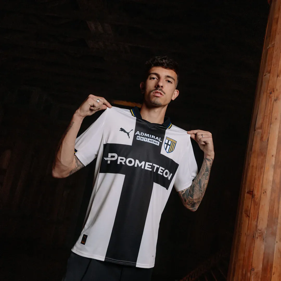 Alternative view of Parma Calcio Home Jersey 2025/26