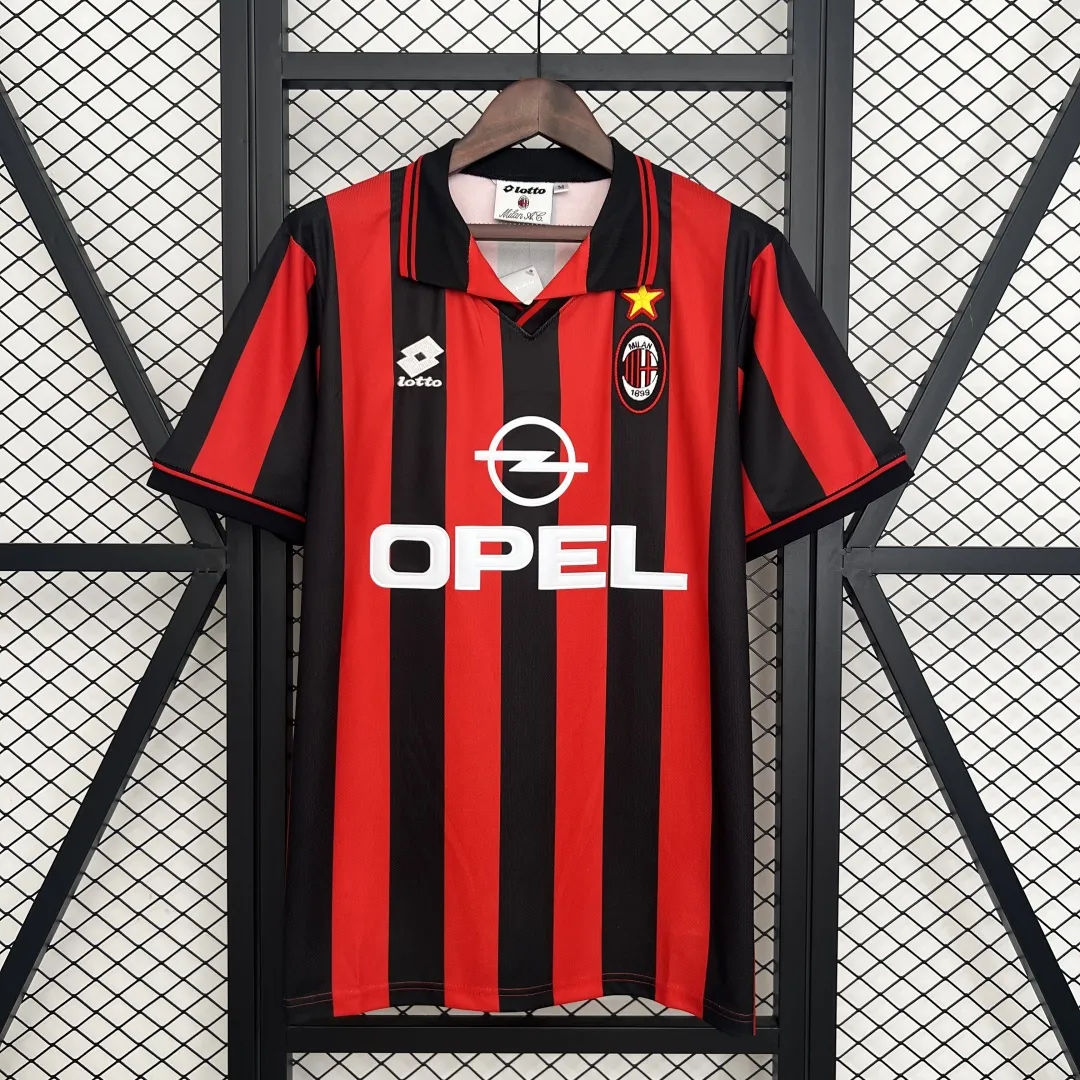 Alternative view of Retro AC Milan Home Jersey 1997/98