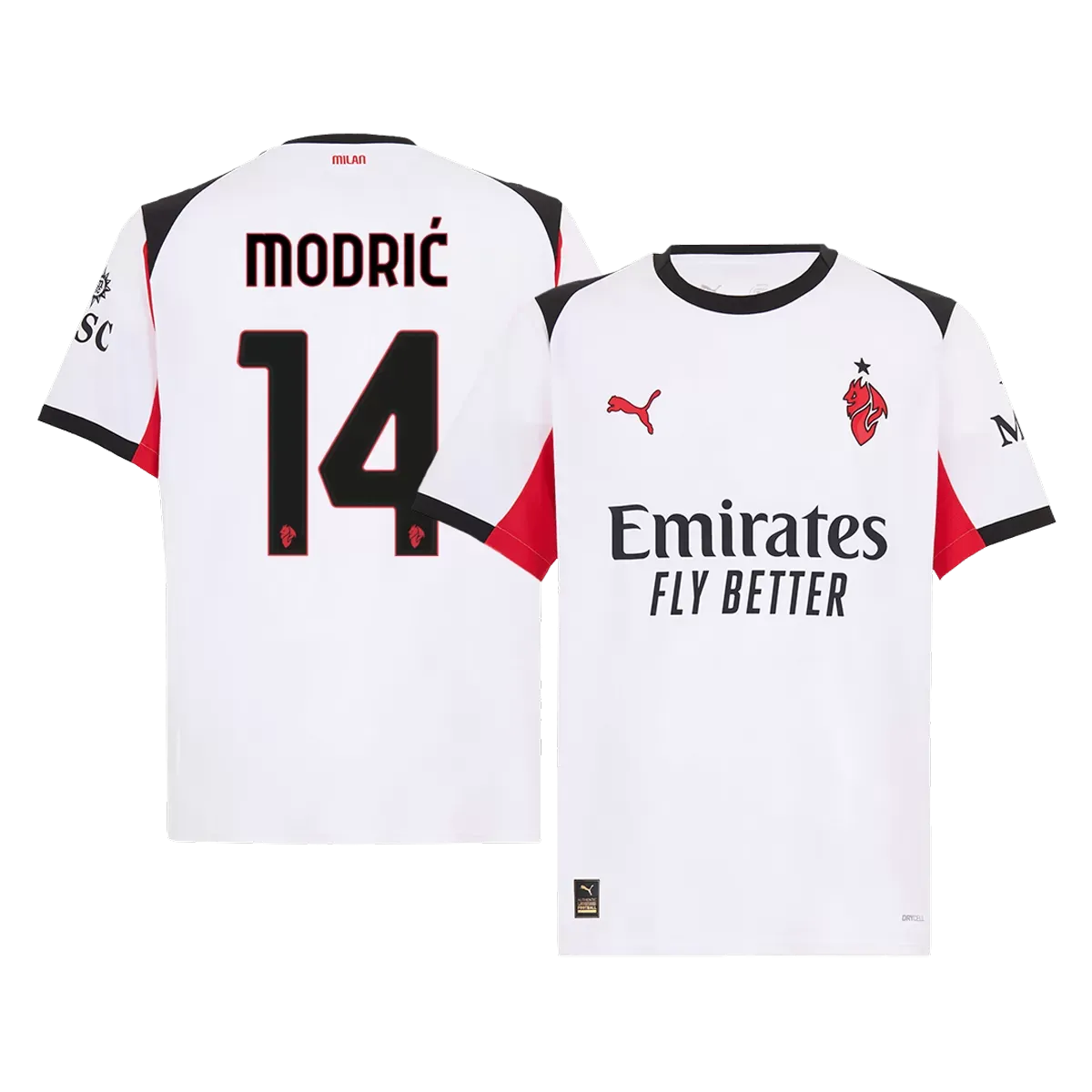 MODRIĆ #14 AC Milan Away Jersey 2025/26