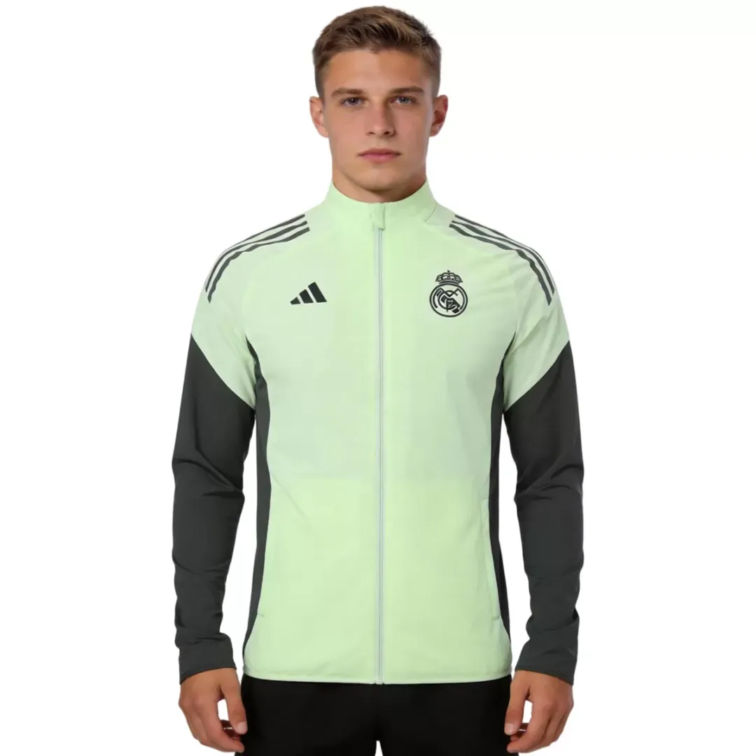 Alternative view of Real Madrid Windbreaker Jacket Green 2025/26