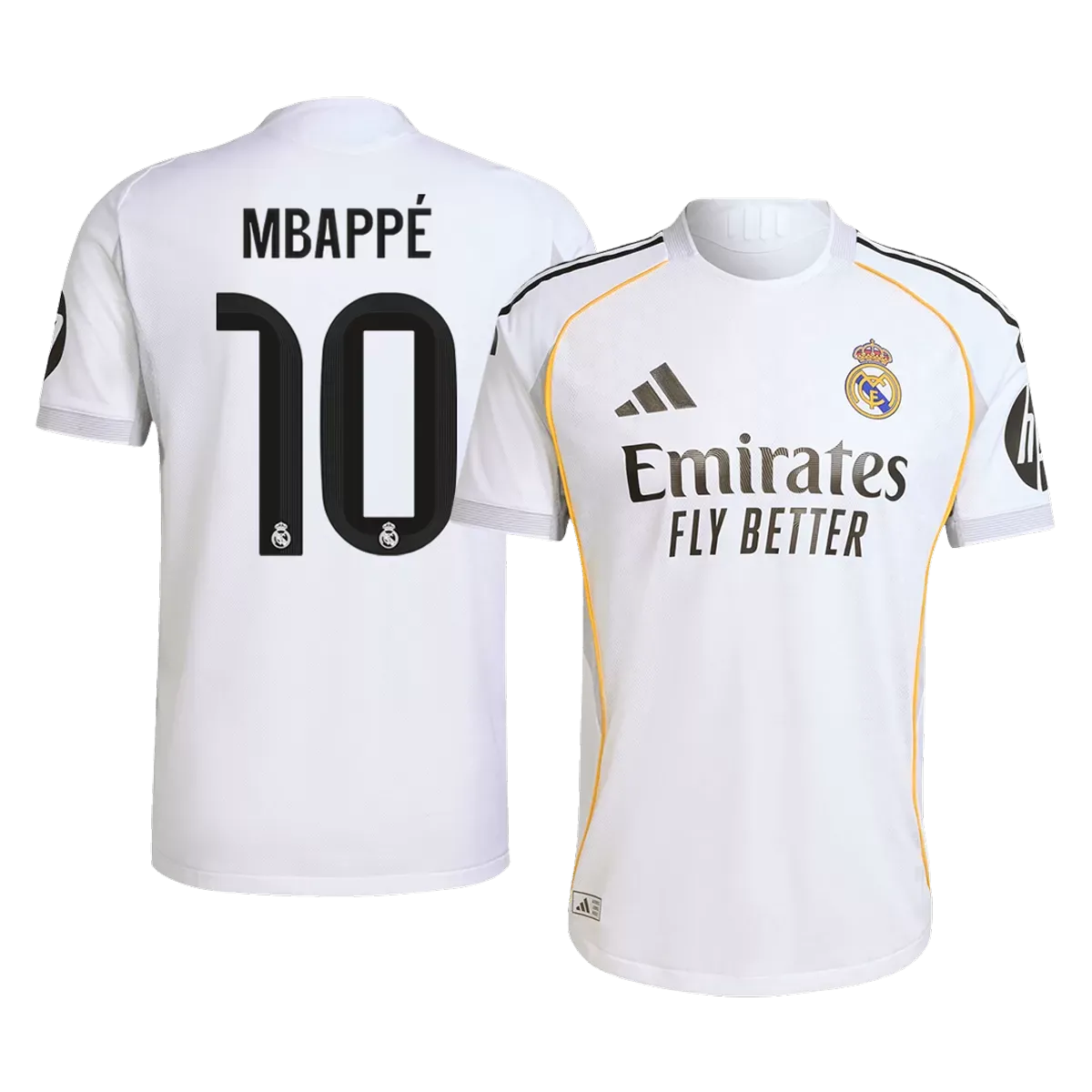 Alternative view of Player Version MBAPPÉ #10 Real Madrid Home Jersey 2025/26