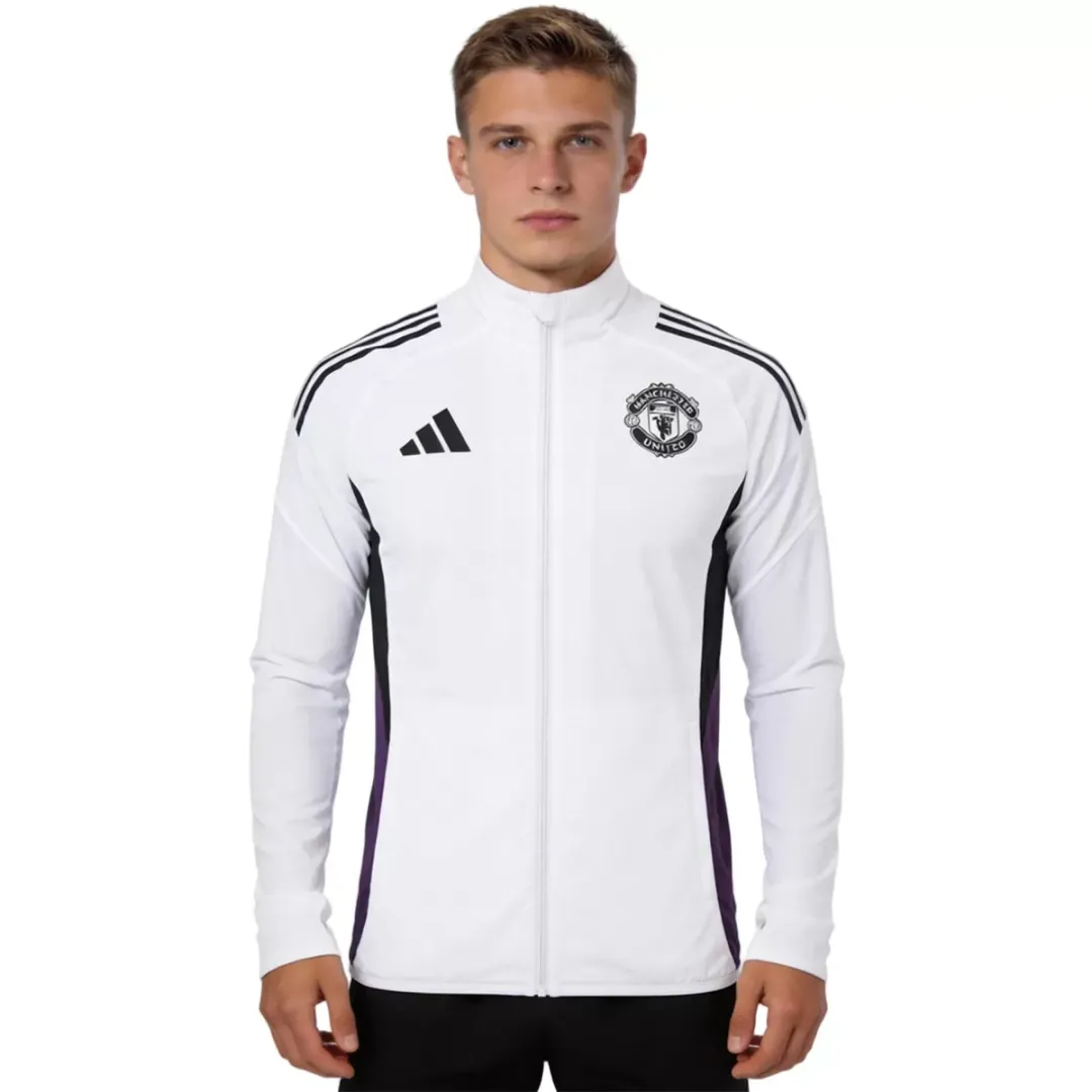 Alternative view of Manchester United Windbreaker Jacket White 2025/26