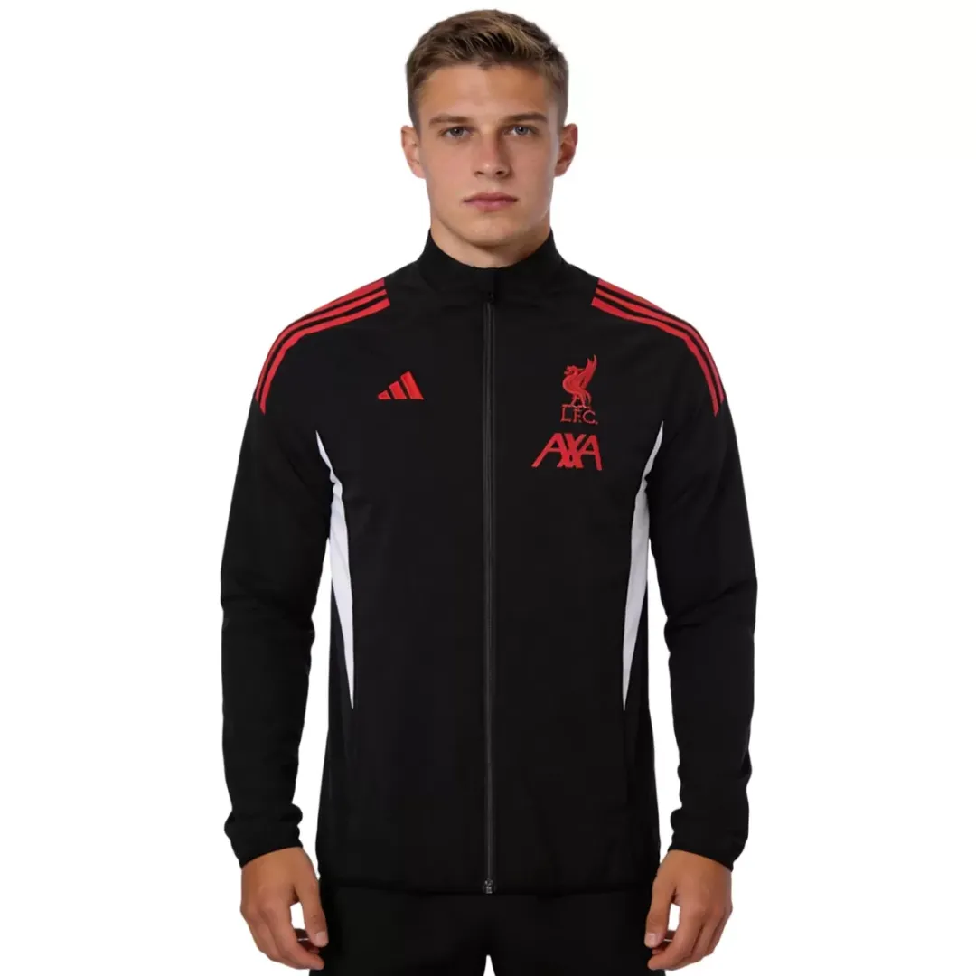 Alternative view of Liverpool Windbreaker Jacket Black 2025/26