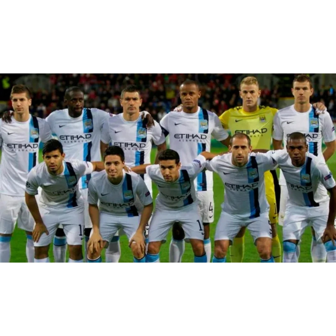 Alternative view of Retro Manchester City Third Jersey 2013/14