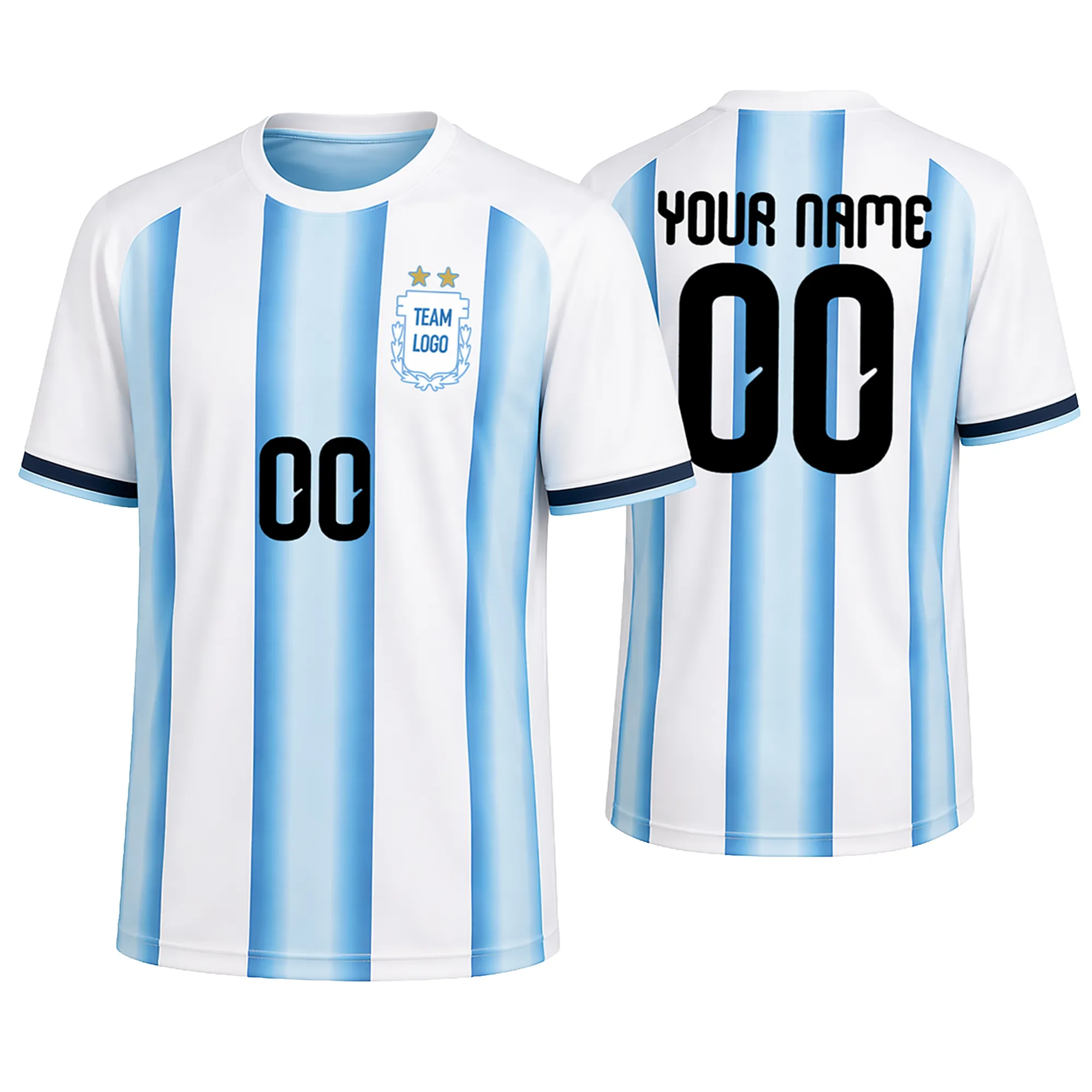 Personalized 2026 Argentina Home Kit & Shirt Fan-Inspired Edition