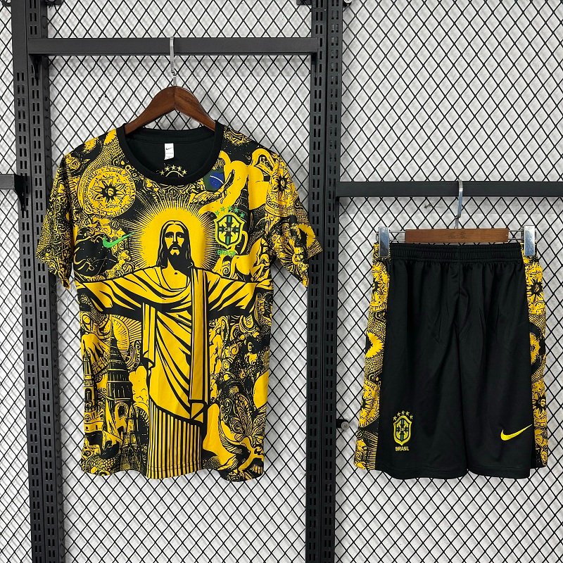 Brazilian yellow training uniform