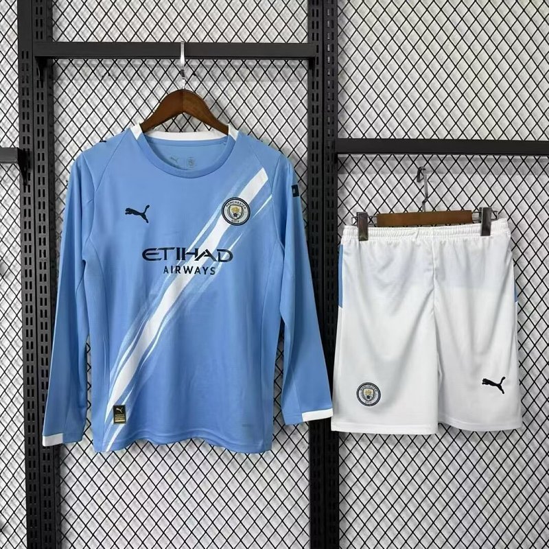 Manchester City main long sleeved shirt